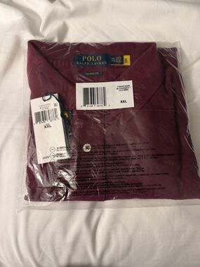 Polo by Ralph Lauren Men’s Polo Shirt - Burgundy